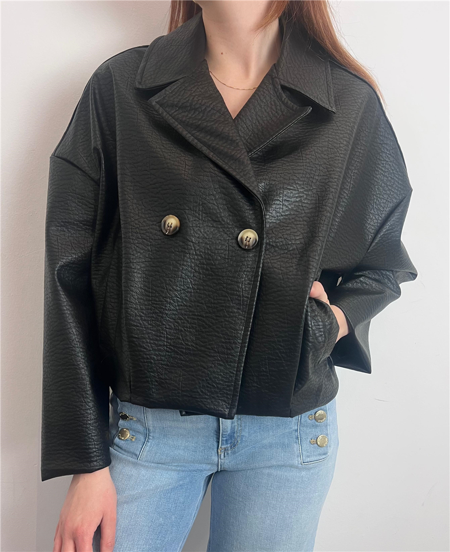 Giacca Bomber Doppiopetto Martellato - Vicolo cod. TAB1611 main:sha1=ade4d48364e9125e4614f834dcab2f6b5cd4d9f0