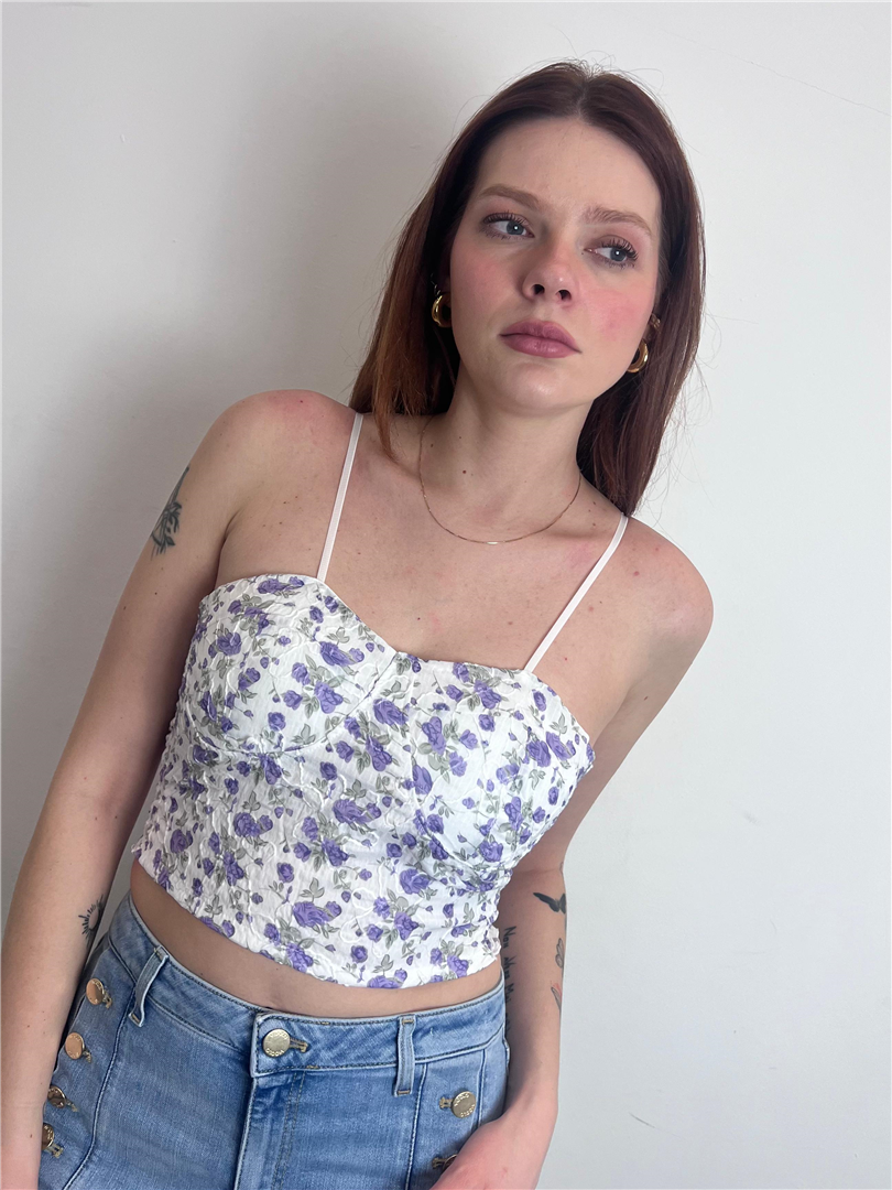 Top Crop Fantasia Spallina Regolabile - Vicolo cod. TAB1408 main:sha1=b55af525302237228ffe0e63c99569e59addbd9e