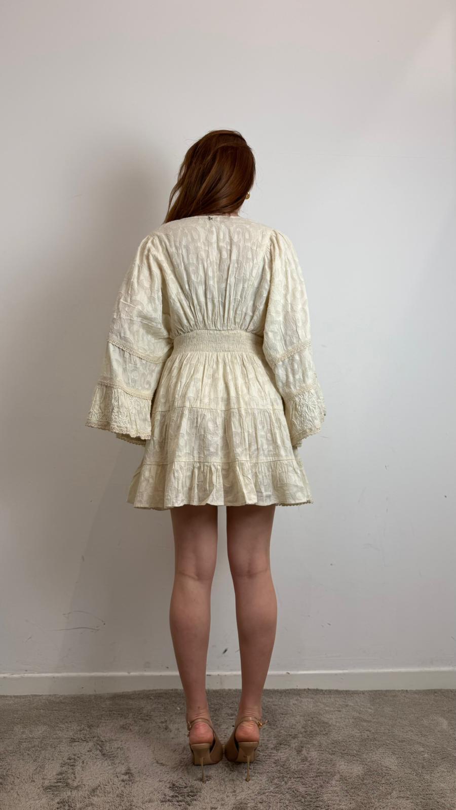 Abito Corto Elastico In Vita E Manica Ampia - Souvenir cod. A39P1171 main:sha1=b42c0433071c73b1c343e5d8401ded0750beb6b2