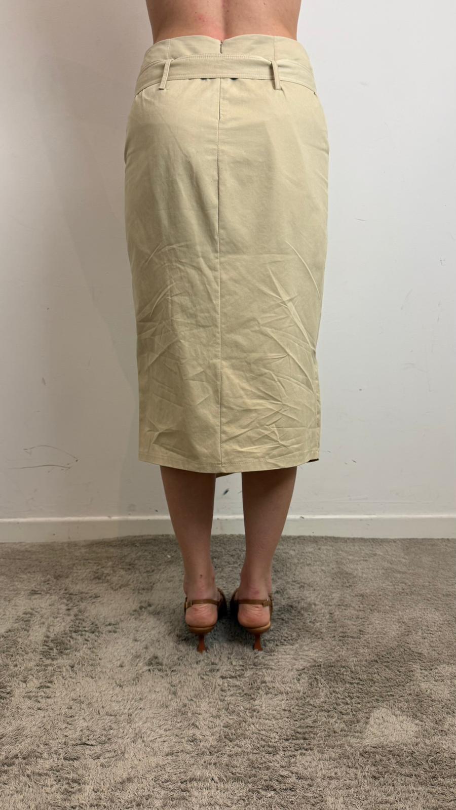 Gonna Midi Con Cintura E Spacco Laterale - Souvenir cod. M39F1237 main:sha1=6a7660a1d39c4def78e81598ee4a7be0702c75d0