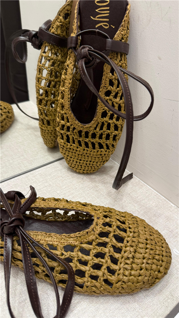 Sandalo In Rafia Intrecciata Cinturino Alla Schiava - Ovye' cod. 26/SF251376 main:sha1=db1b87166efa9172340ac1cf01675d0e28e5f5aa