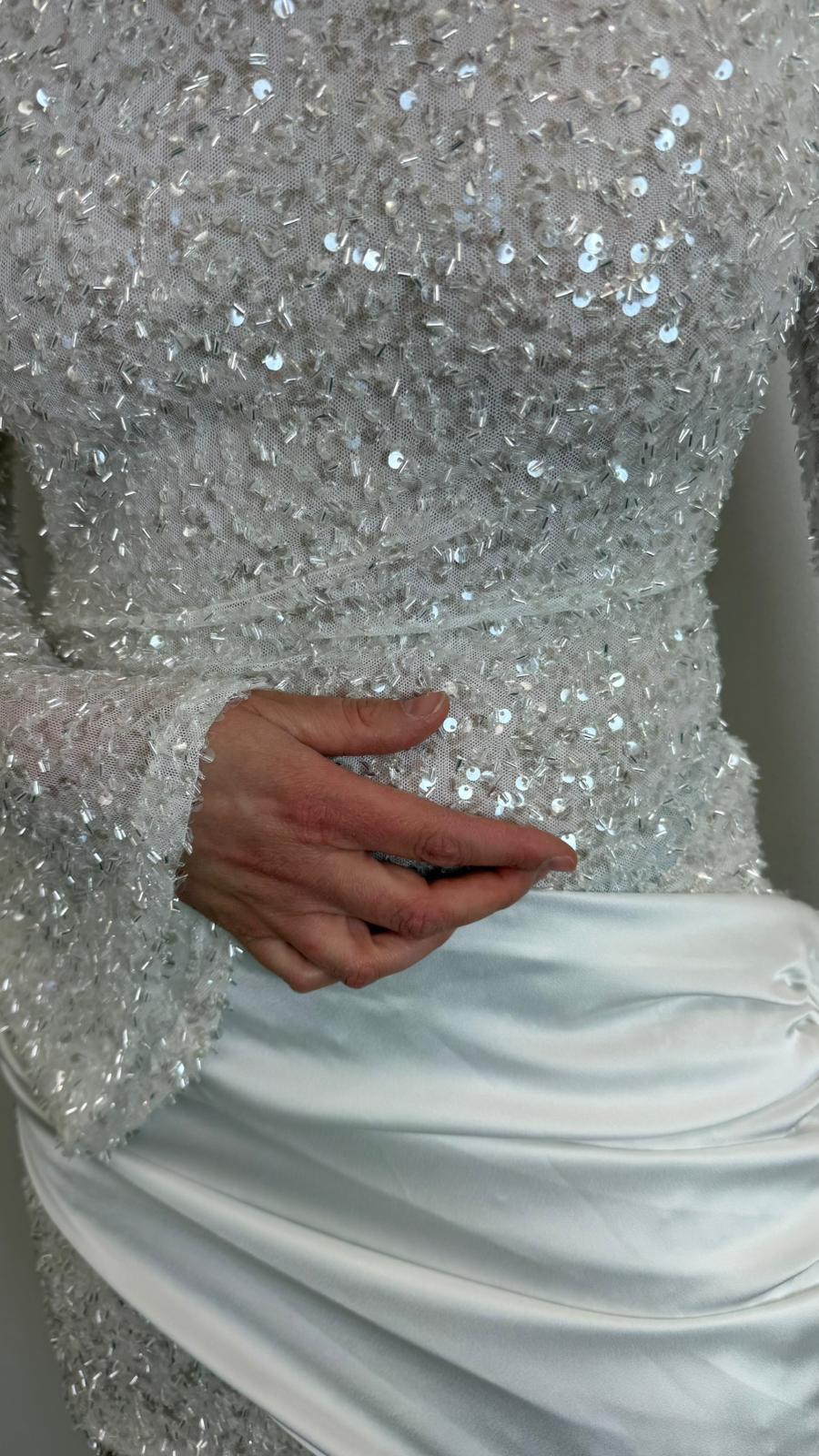 Changhe Dress Con Paillettes Chiena Scoperta - Silence Limited cod. AB4229 main:sha1=442366a1ede4f16668db7055c0b7f81d9d522dfb