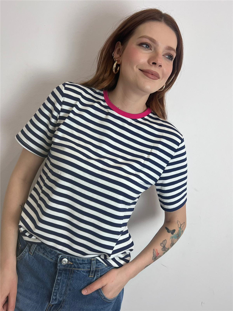 T Shirt Rigata - Haveone cod. TSS_Q101 main:sha1=f8a581a8e425862d8ce5938cb046faee89071d81