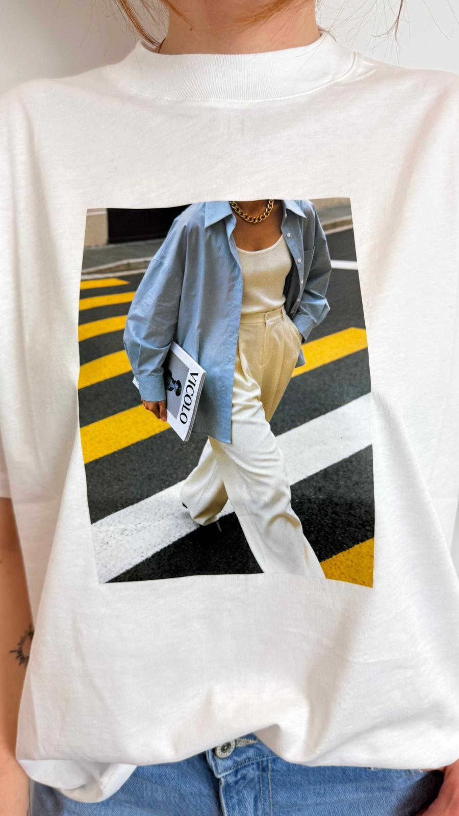 T Shirt Stampa Donna - Vicolo cod. RAB0649 main:sha1=fbf7745db4150493936940bb8c443ca8e018806a