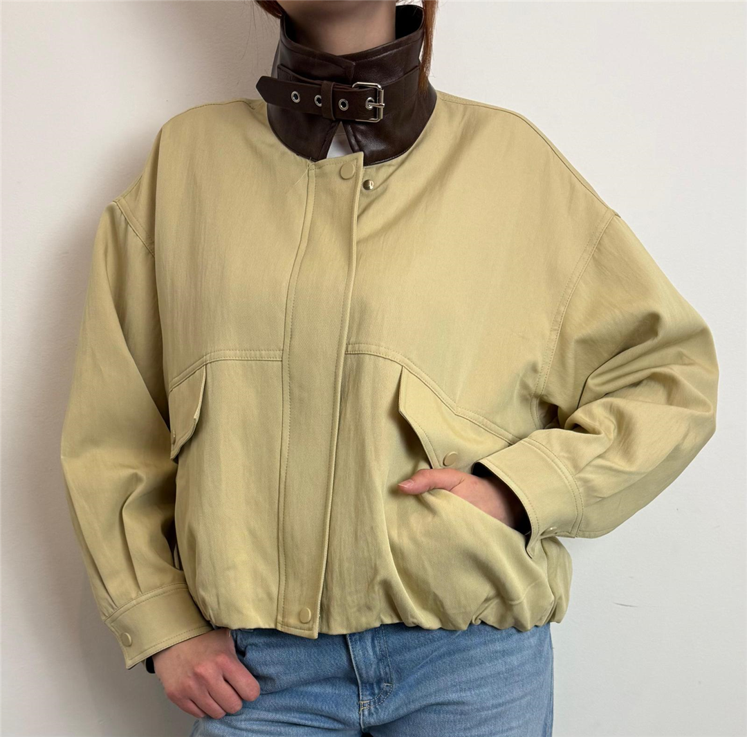 Giacca Bomber Colletto Ecopelle - Vicolo cod. TAB0078 main:sha1=724c26787b618b7e6009e4cb0d583771fdea5b0d