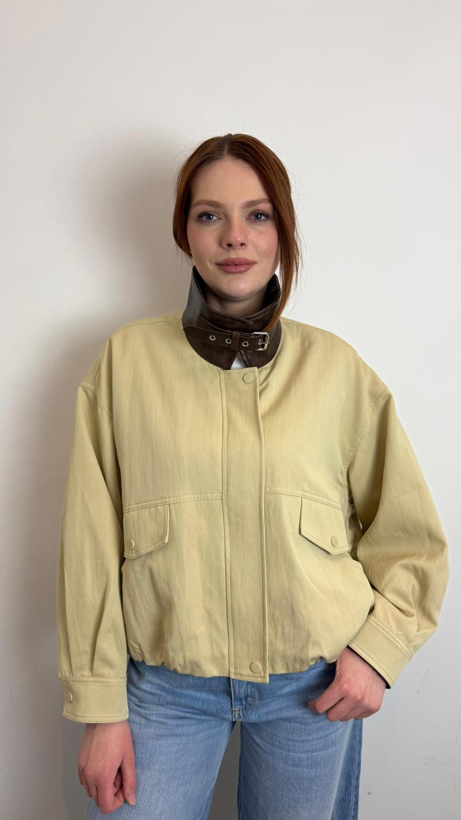 Giacca Bomber Colletto Ecopelle - Vicolo cod. TAB0078 main:sha1=146d8f81f19b77badc6cca0f3e4343a51b54c87f