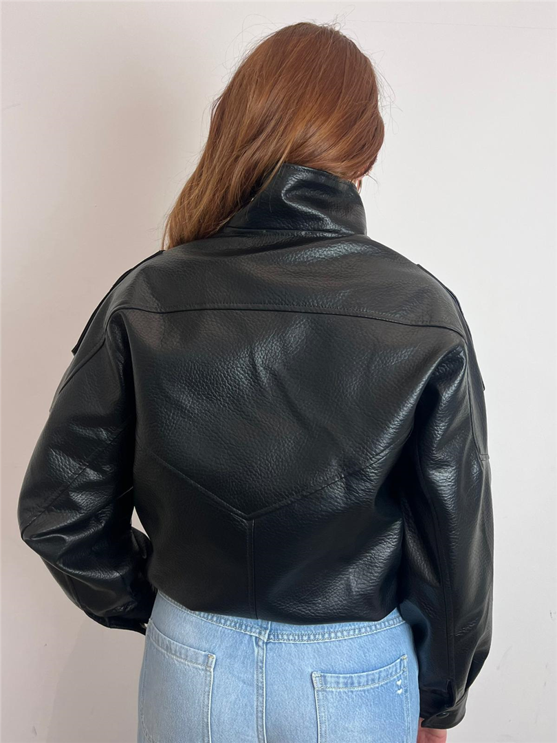 Bomber Simil Pelle - Vicolo cod. TAB1307 main:sha1=8b8c99e0dafd6f65d8b595878ec808fde85cf4e6