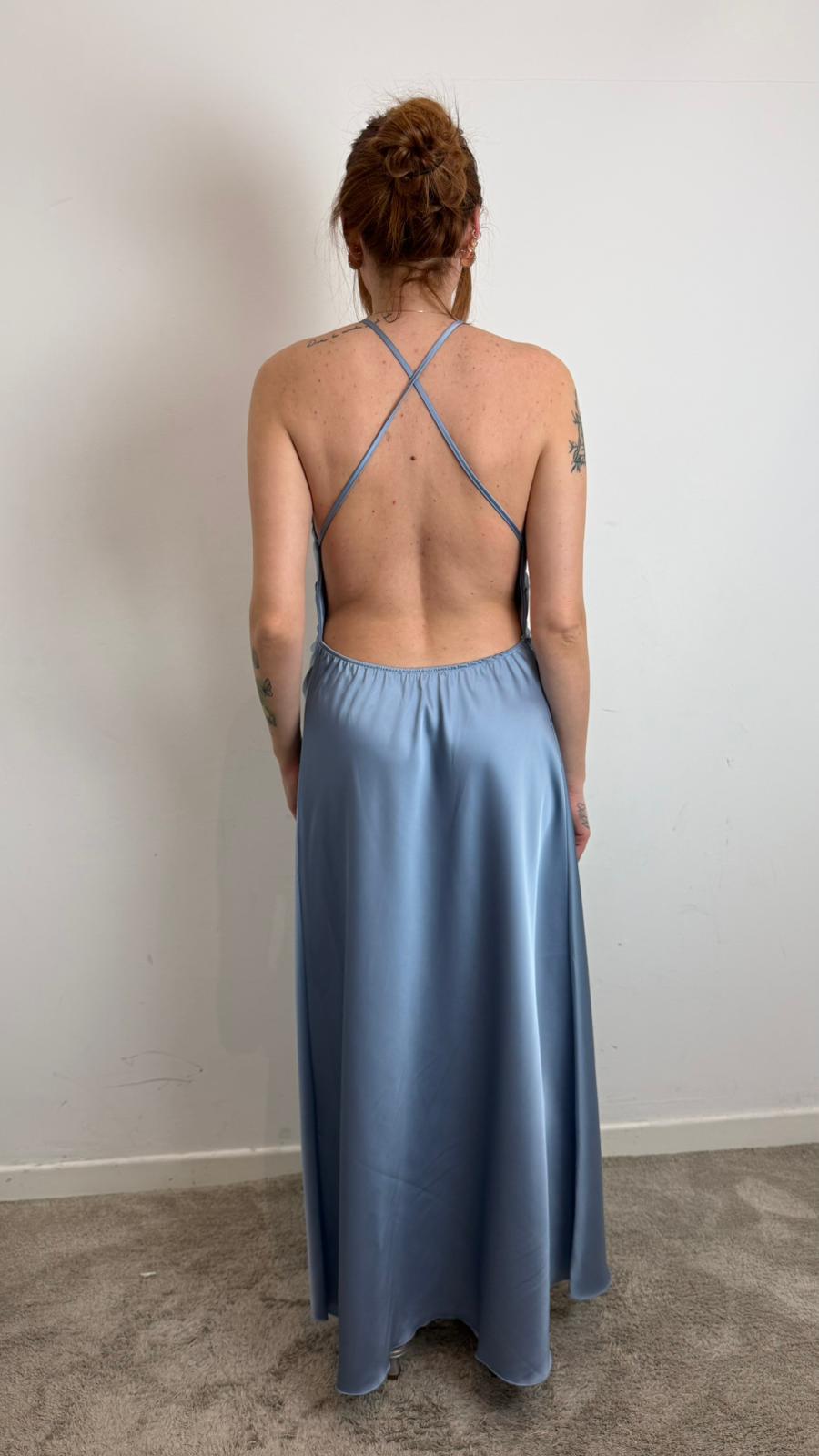 Abito Lungo Incrocio Sulla Schiena - Vicolo cod. TAB1735 main:sha1=7794d1018d610dbaf5f44a31abd767852123ce57