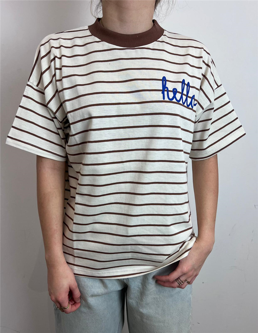 T Shirt Stampa Hello - Vicolo cod. RAB0679 main:sha1=0a53bd2330ce5950a3f041c1e53b30ef309fa85a