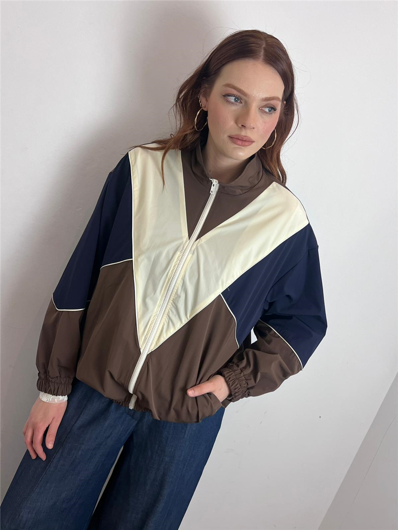 Bomber Acetato Tre Colore - Vicolo cod. TAB1747 main:sha1=74353fe682a3472f644eea4d04eda20496d530c0