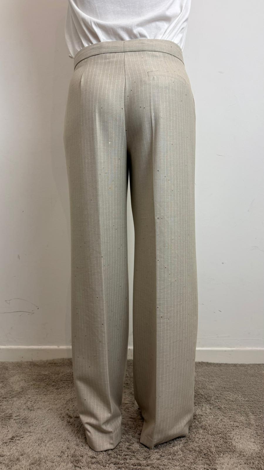 Pantaloni Palazzo A Vita Alta Effetto Micropaillettes - Please cod. P493TFATIM main:sha1=cc0a38cbc4ab2c26022e3e8266d0e5ce84a027c1