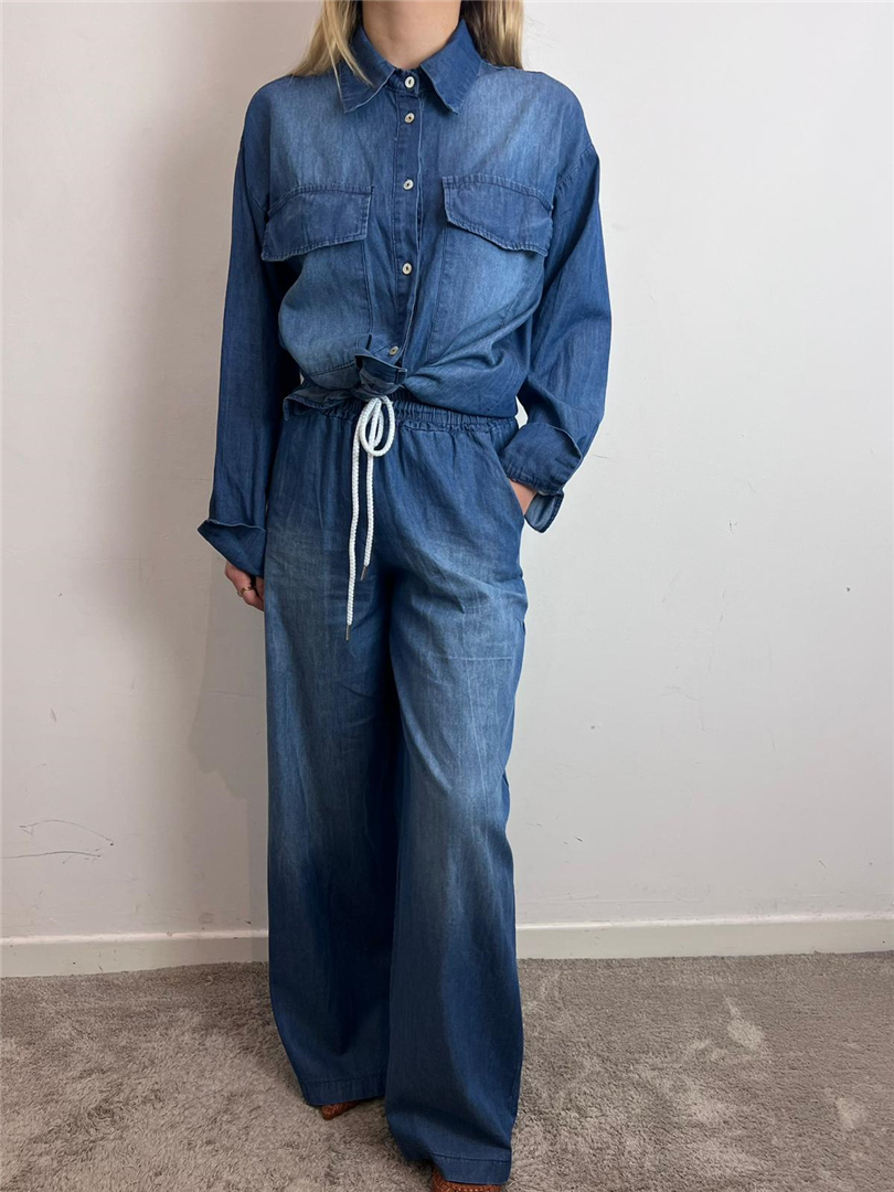 Pantalone Chambray - Vicolo cod. TAB1875 main:sha1=23c02d1a2b81696eb9686bf1f70e7471803afe13