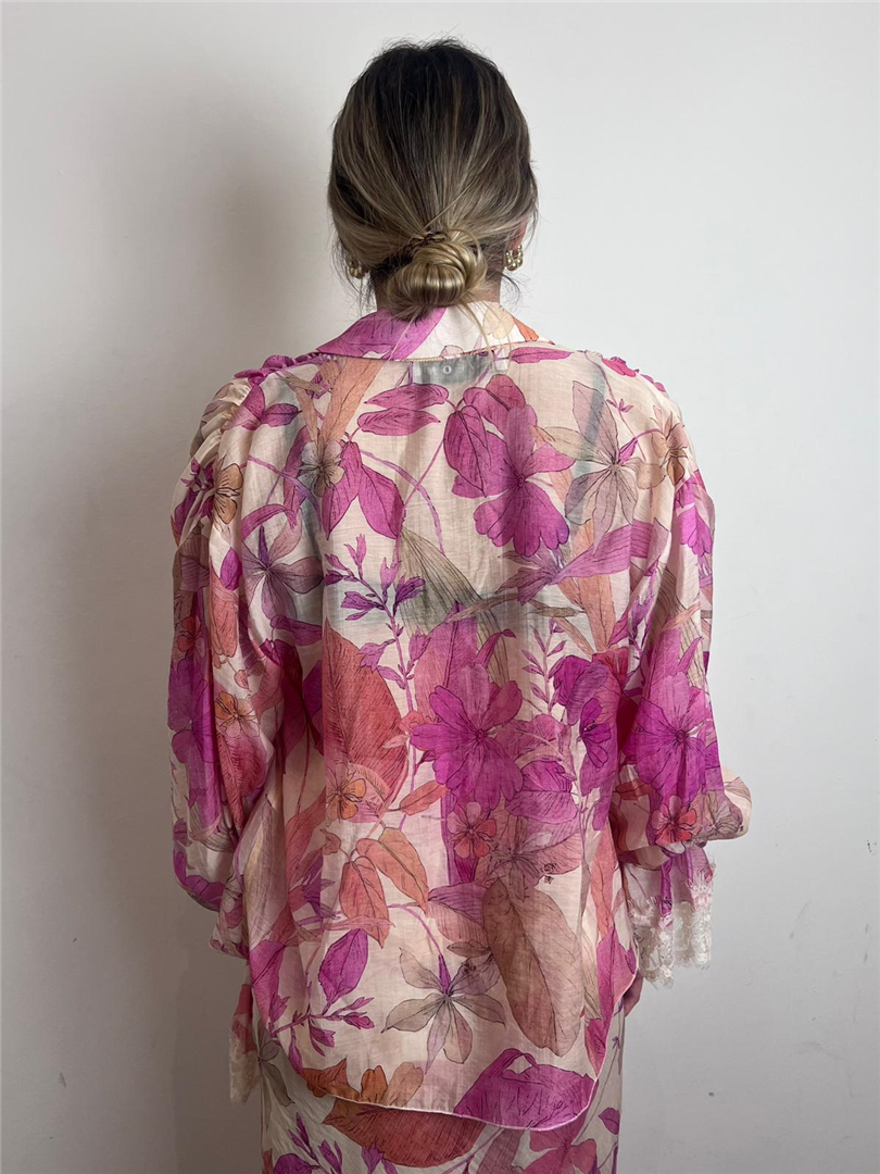 Blusa Fantasia Con Pizzo Sulle Maniche - Haveone cod. CVS_Q277 main:sha1=8c752d4e21b34686a3917d904d9d4806db91a803