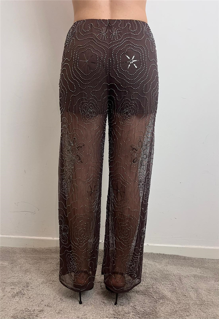 Pantalone Ricamato Con Perline - Haveone cod. PSS_Q347 main:sha1=28ecec79945b357f3d4afad8ff6b345acaad041e