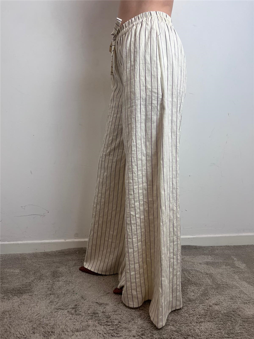 Pantalone Palazzo Gessato Con Coulisse - Vicolo cod. TAB1755 main:sha1=717b5fde7322c5a1db19697fa8591f95d5048e9c