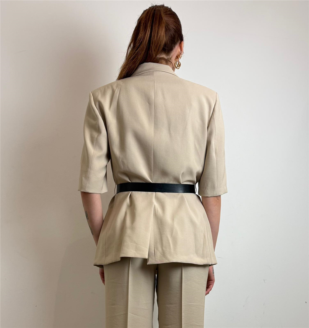 Blazer Mezza Manica Con Cintura - Vicolo cod. TAB1853 main:sha1=916de89c53e05ccfd1afdba675a3ca10dab3f374