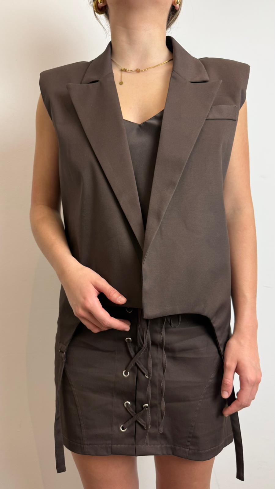 Gilet Con Spalline - Vicolo cod. TAB1913 main:sha1=bc09716dc2a2f1beec18e9ad736813771bb57359