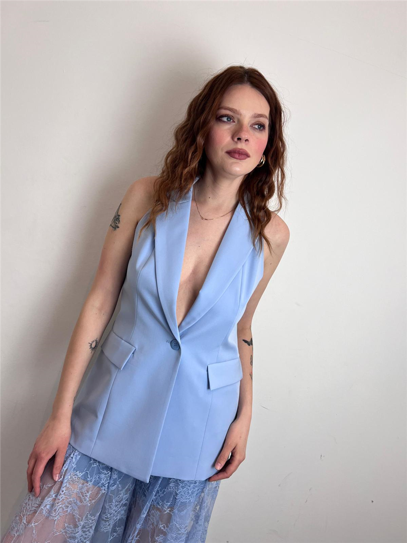 Gilet Lungo Con Inserti Pizzo - Imperial cod. L9990001V main:sha1=a54890a40e661e01f9173384bffc11607784478d