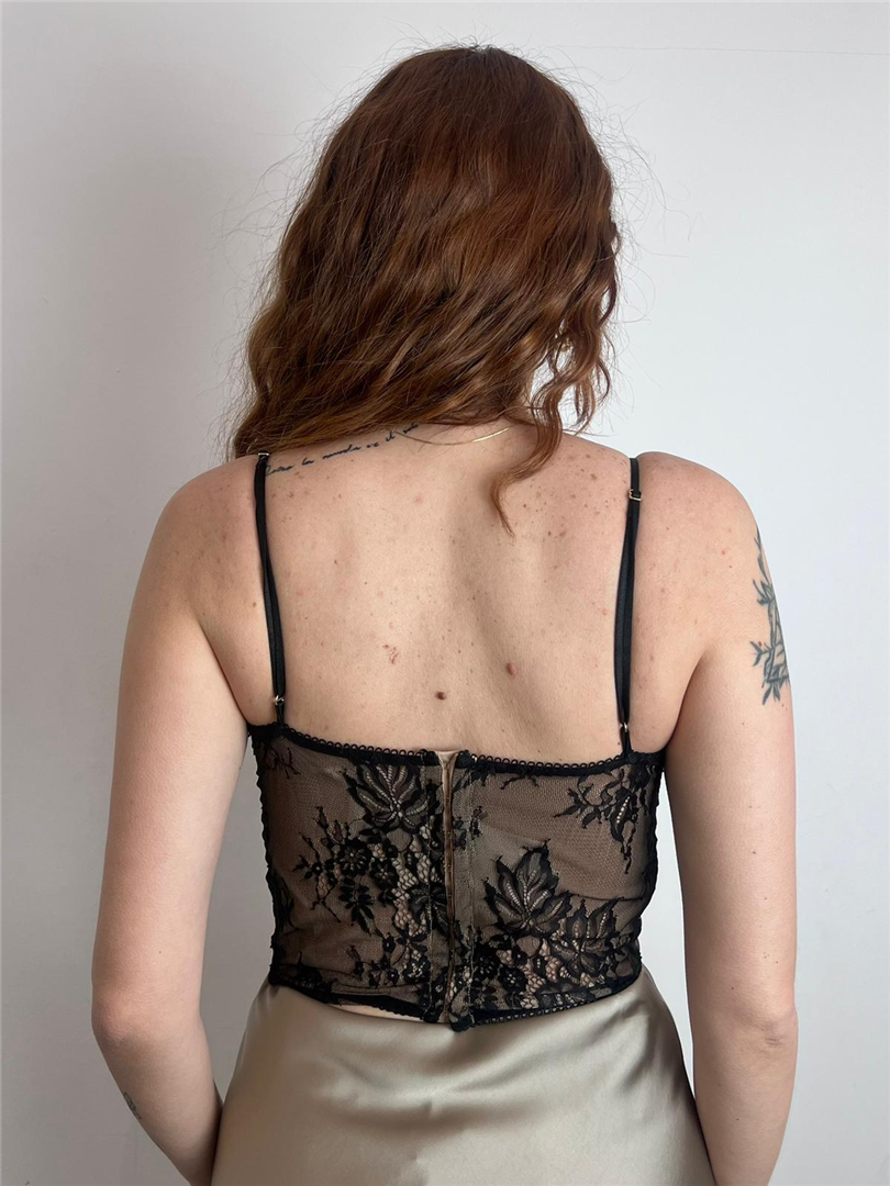Top Cropped Ricamo Floreale Con Spalline - Imperial cod. RIV9LHY main:sha1=dd145335cfd20242403acd23fc6ead3f5accc59c