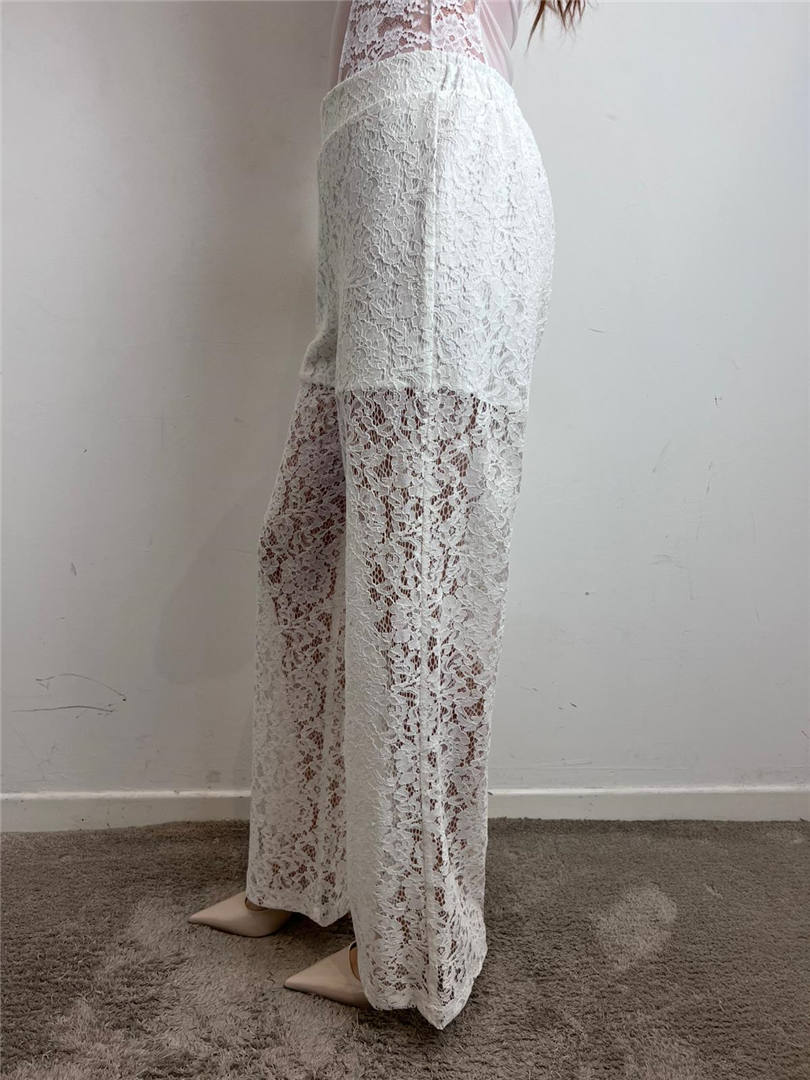 Pantalone Palazzo In Pizzo Con Elastico In Vita - Imperial cod. P9C2LGM main:sha1=be9505c7c888d516322a74a57cbf465bd76f1893