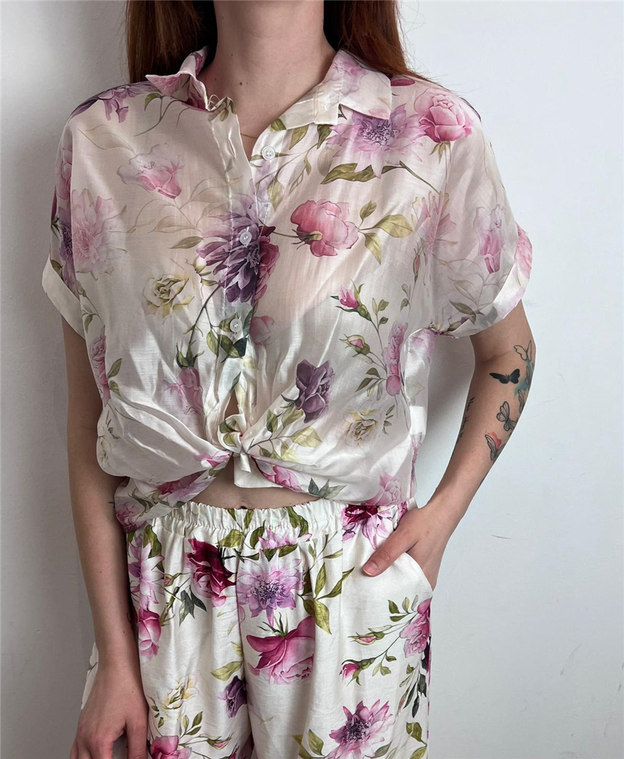 Camicia Nodo Fantasia Floreale - Haveone cod. CJK_Q292 main:sha1=efda81679234e97a960a3b5f60cb034e080ade69