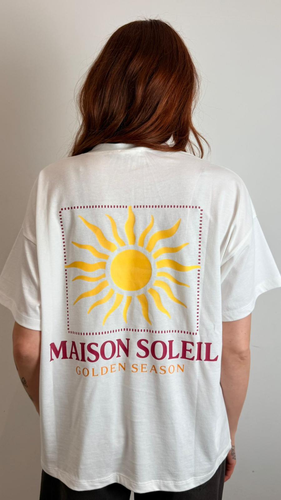 T Shirt Stampa Maison Soleil - Vicolo cod. RAB0821 main:sha1=1be4b90795f521367c72b9d03b817ab7f5d39496