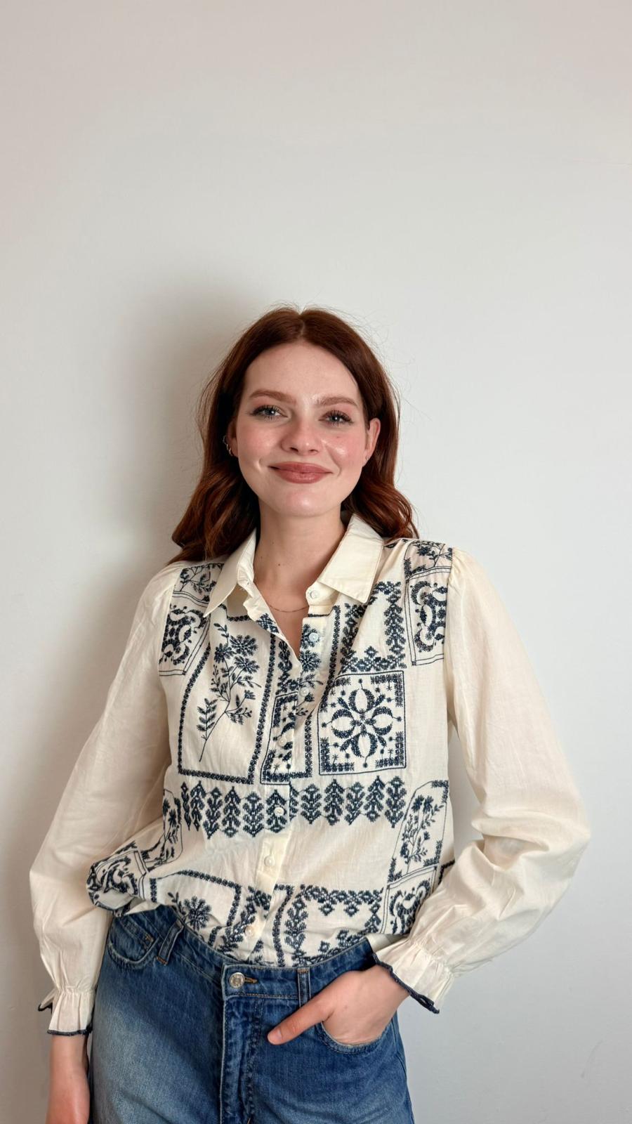 Camicia Con Lavorazione Frontale - Souvenir cod. D39V1343 main:sha1=0420866c17bcc009e668004f7493ba3f7c4f6af4