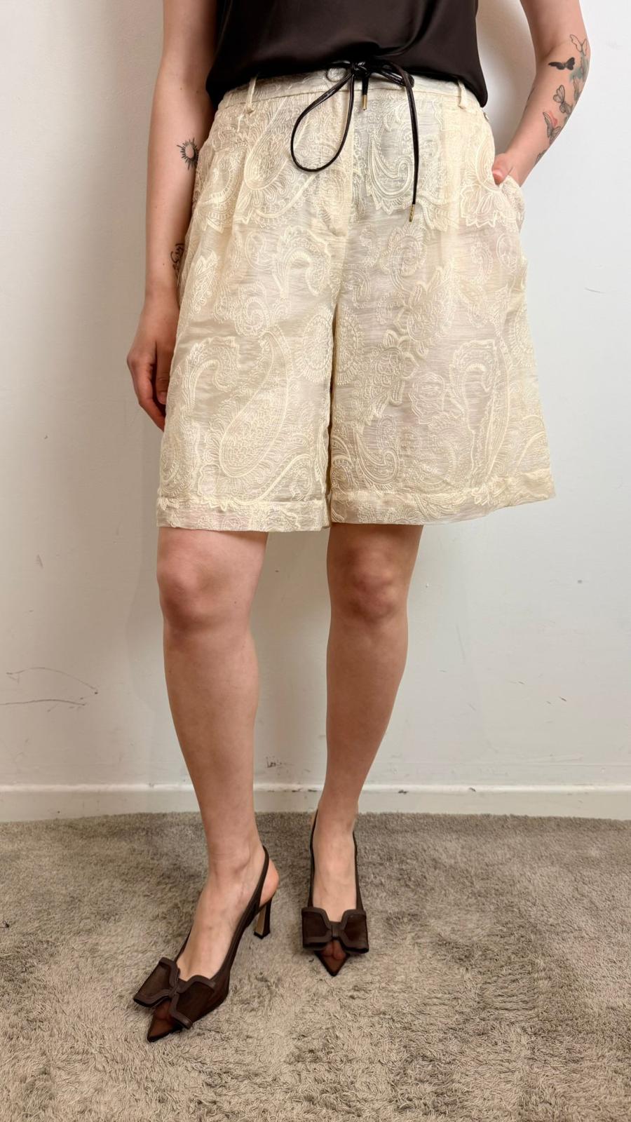Bermuda In Tulle Con Ricami - Souvenir cod. M39F0100 main:sha1=f54ef2d6ee9e132afe898259186e21ac207df7ae