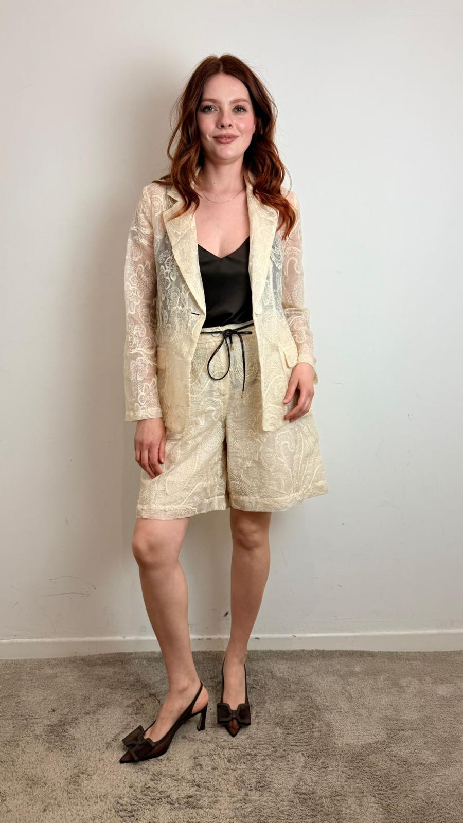 Blazer In Tulle Con Ricami - Souvenir cod. M39F0101 main:sha1=a769ff8b58e007204c1018e802adb855f7189eea