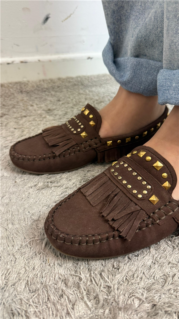 Mocassino Con Frange E Borchie - Ndo cod. 6022 main:sha1=5df6050d5489cdb08776218fd08387485dfb5b53
