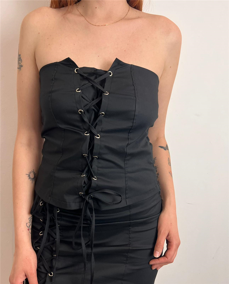 Top Corsetto Stringato Dv - Haveone cod. RMA_Q216 main:sha1=b44dc98a3fcb430a71d919ae64affdcdd99a7d9d