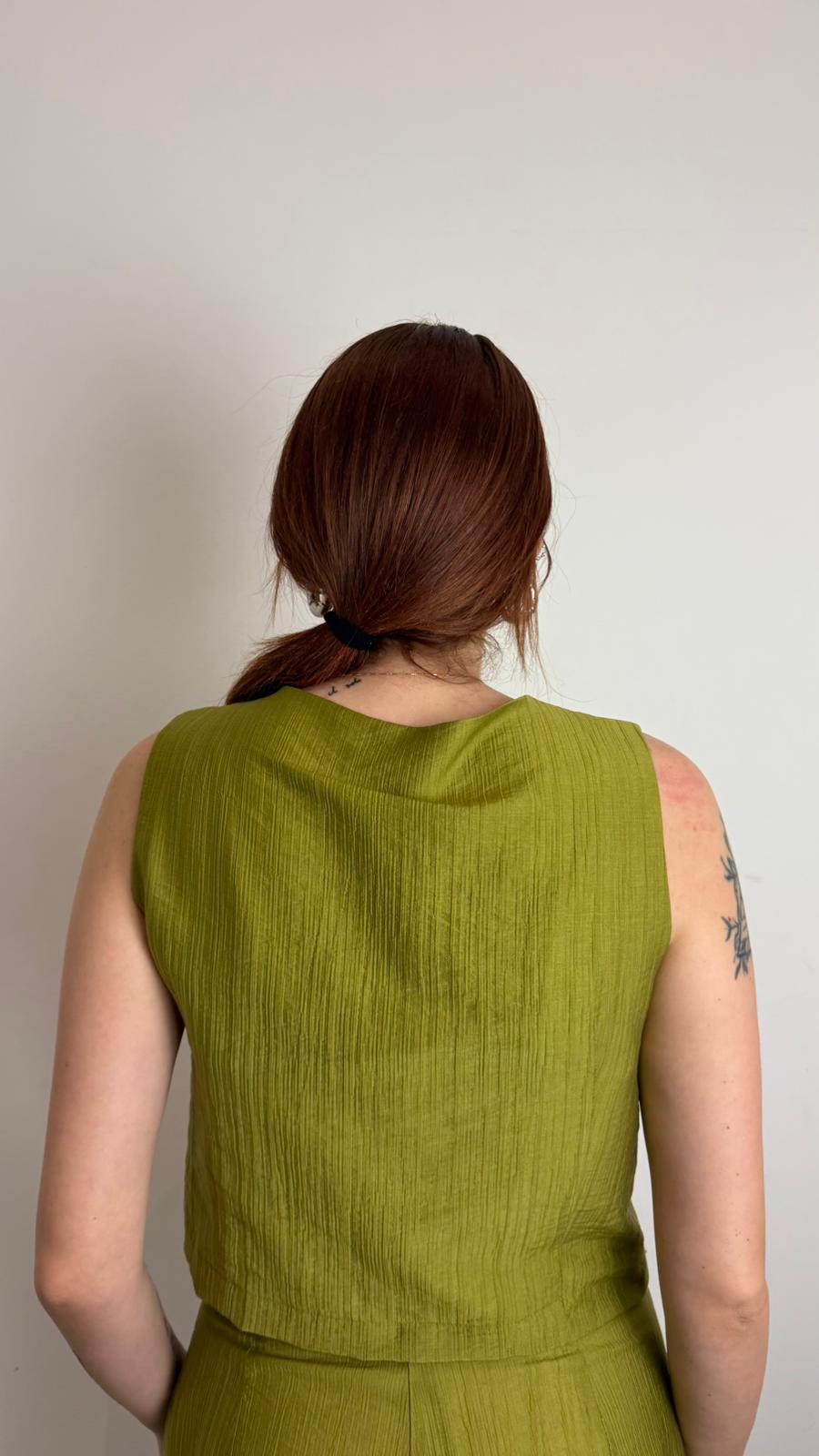 Gilet Con Lacci E Perline - Vicolo cod. TAB2271 main:sha1=b66536ce77ea343f74878e697a571c1edbd8deb6