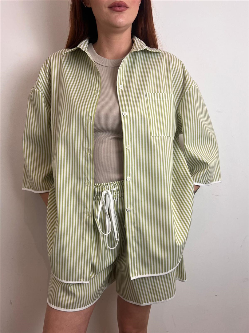 Camicia Over A Righe Con Profilo A Contrasto - Vicolo cod. TAB2344 main:sha1=6bdb79bf3dda2311091360cdbd993e6941f3c181