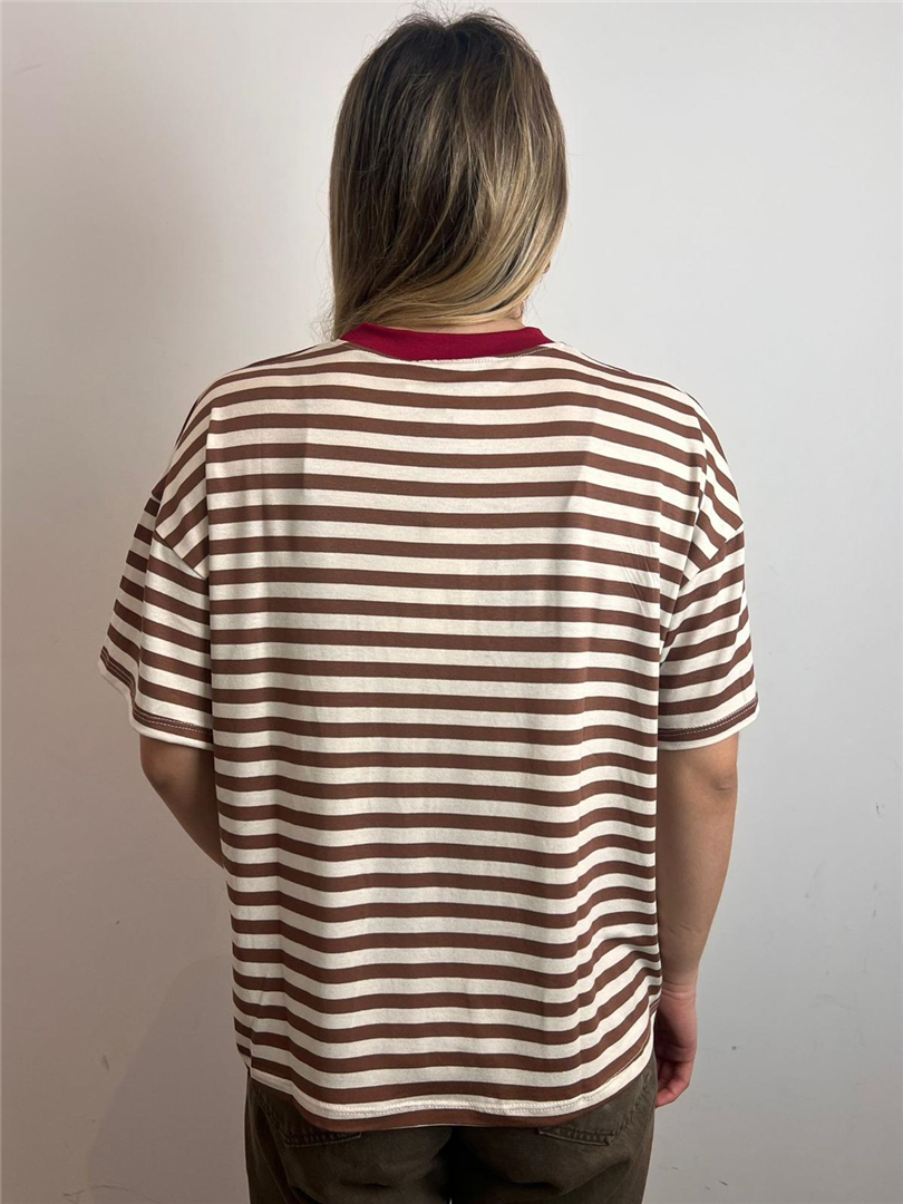 Maglia M.manica Scatola Riga Collo Contrasto - Haveone cod. MJS_Q164 main:sha1=f8b1ade1e223a96cd5f5f4895d2ddca64da91f35
