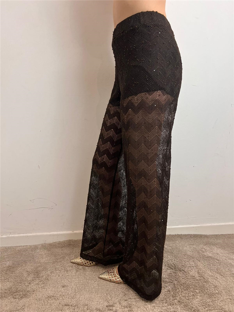 Pantalone Traforato Con Paillettes - Vicolo cod. TAB2295 main:sha1=e2db9b84e72d481279353c65c75abf65fcc9ad04