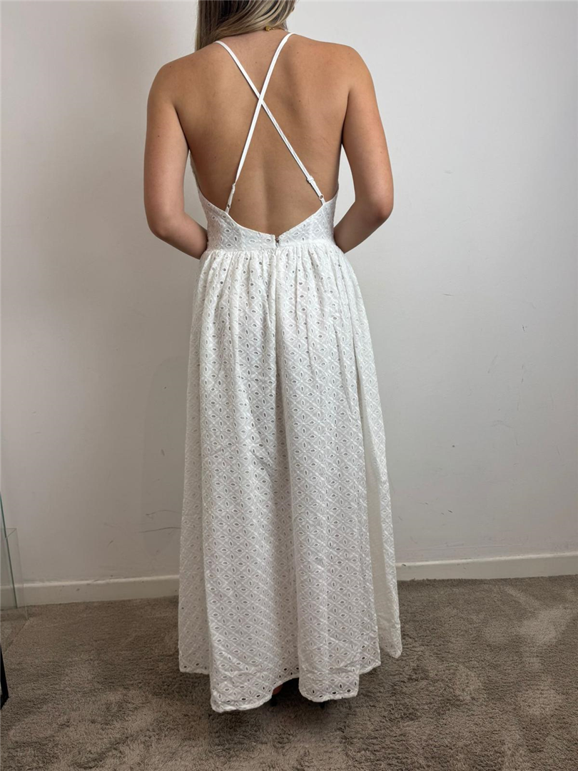 Abito Pizzo San Gallo Con Spallina Wimala - Grace & Mila Paris cod. SS26210026 main:sha1=e846bb9d7252937b5bbc060fc6d4021dc1f891f5