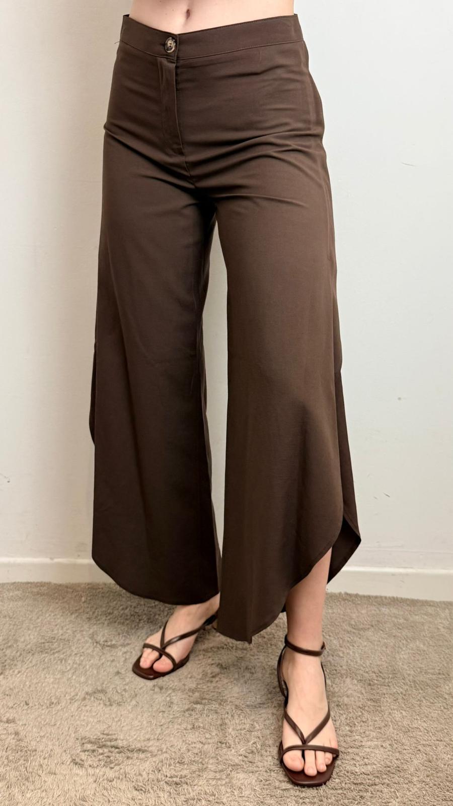 Pantalone Con Spacchi Laterali Misto Lino - Vicolo cod. TAB1594 main:sha1=514b395f7505e812b82e23a2aef55a02a543e251