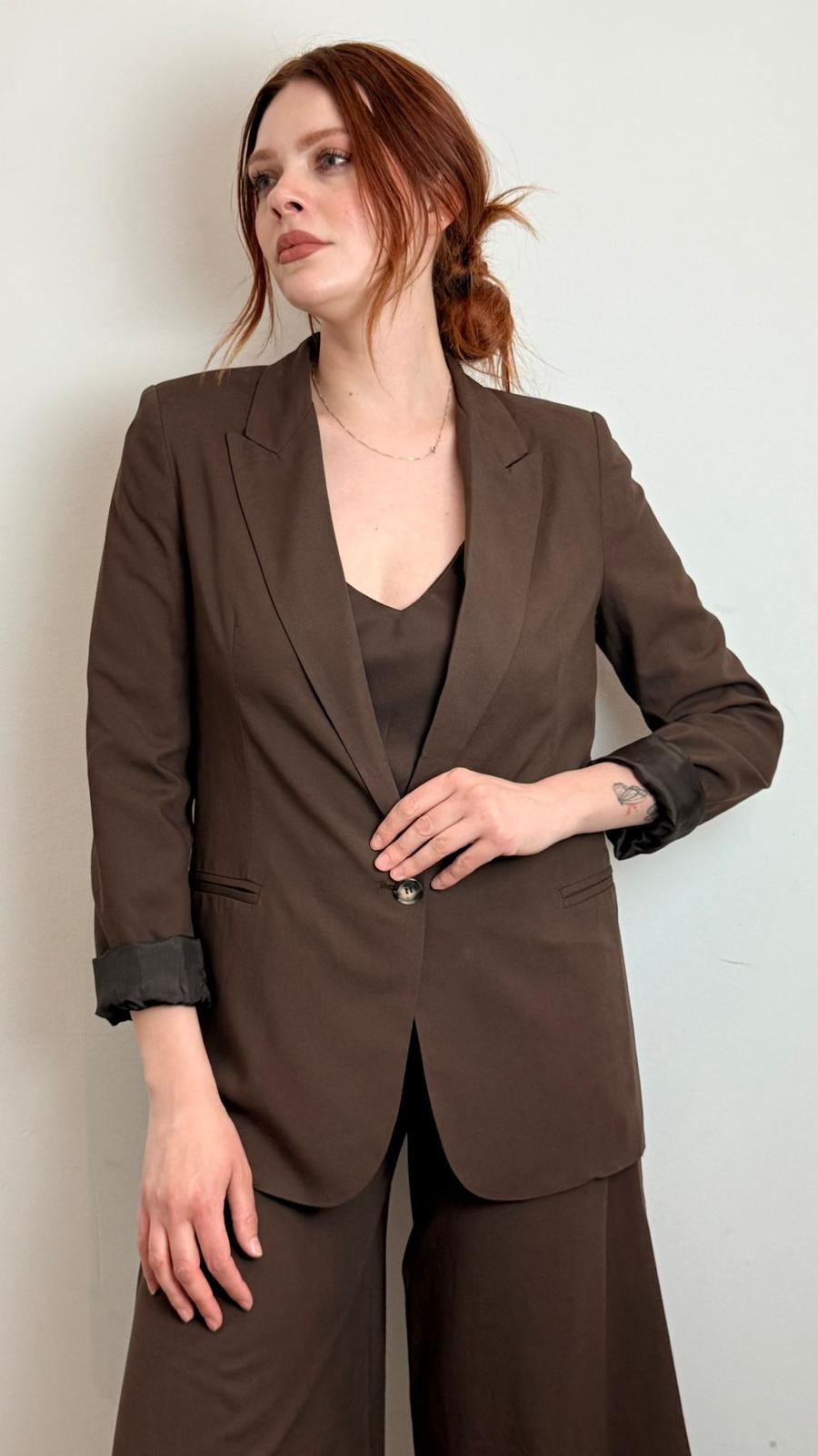 Blazer Regular Misto Lino - Vicolo cod. TAB1623 main:sha1=f43c4560b96ee1fa2d89a01845de45a8f3b77b77