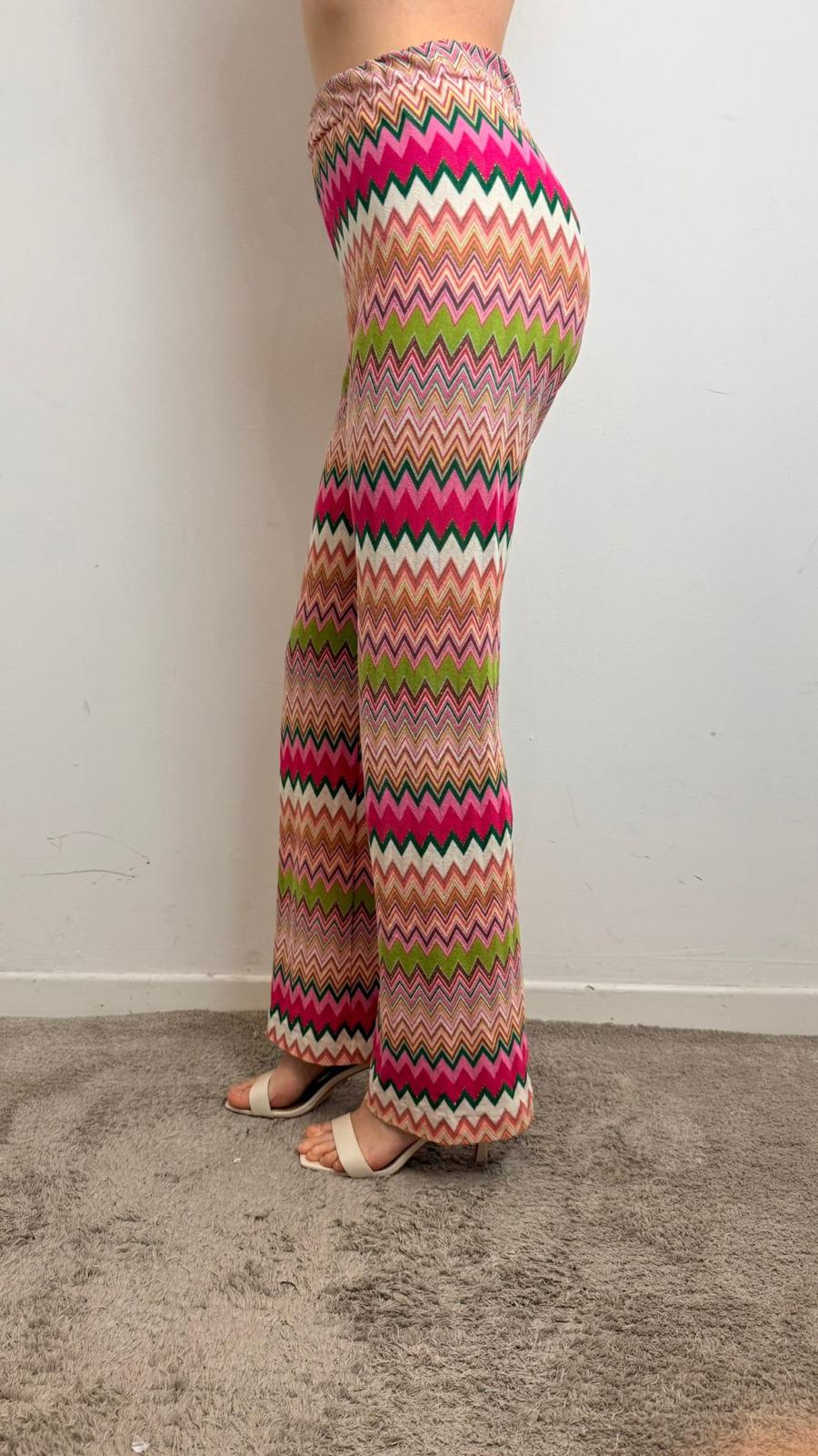 Pantalone Palazzo Fantasia Zig Zag - Vicolo cod. TAB2441 main:sha1=c3c89a51195bcc373b7fd88e731a9be231c75d6f