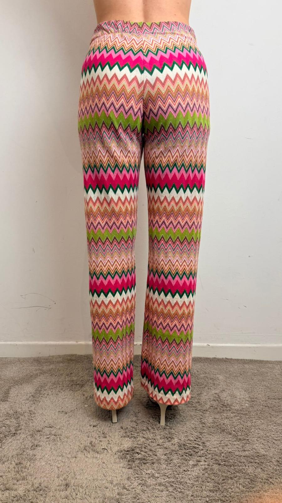 Pantalone Palazzo Fantasia Zig Zag - Vicolo cod. TAB2441 main:sha1=37d8d646ccddc70239fb24a02440c4301647b426
