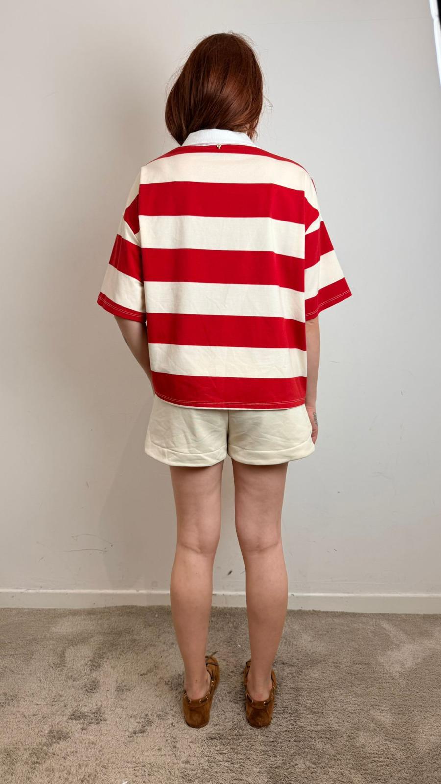 Completo Polo A Righe Con Shorts - Philia Loft cod. V02F0881 main:sha1=82dca6010668e2a30675897e2a0e7eb3d1ac2ab6