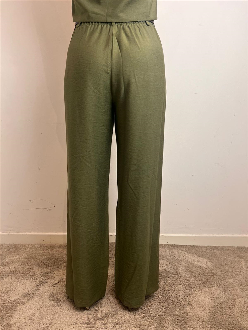 Pantalone Palazzo Con Cintura Ed Elastico In Vita - Haveone cod. PIA_Q532 main:sha1=4dec02b7630bda4ccf188666904a000229572d6b