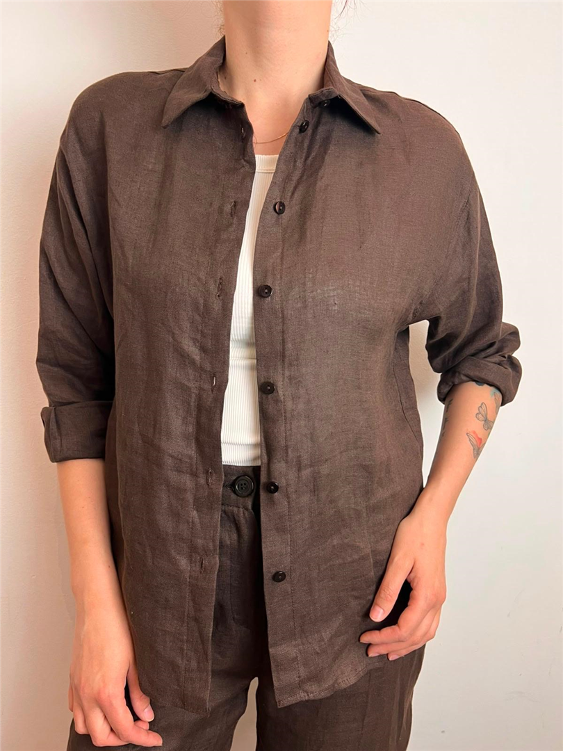 Camicia Regular Con Coulisse 100% Lino - Imperial cod. C9990099V main:sha1=c9f5ccfa76a50e0f5f44304e29ffd8c828b67f30