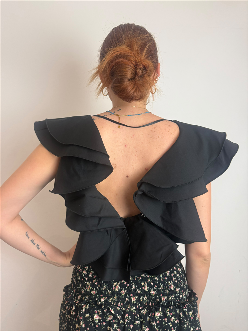 Body Con Volant Sulle Spalle - Imperial cod. B288LNR main:sha1=e4b36692e733b76a3116a46279b12c928dc850ae
