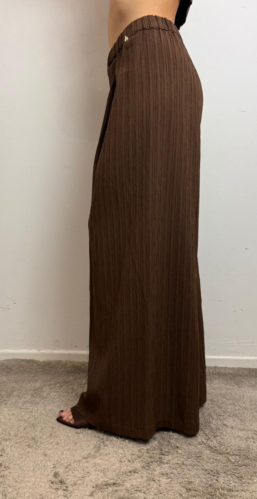 Pantalone Palazzo Elastico In Vita Con Pinces - Philia Loft cod. D02E1167 main:sha1=1534824b5c16c455549631cf02c6f3f238a625ab