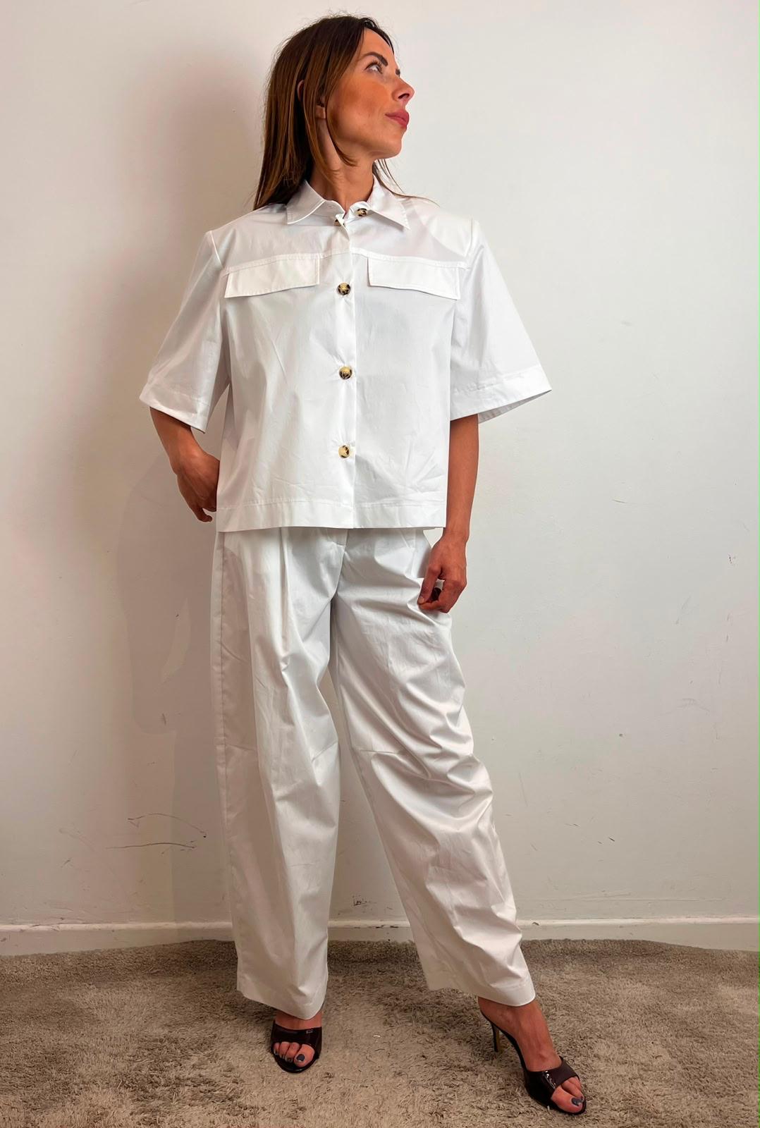 Pantalone In Popeline Con Elastico Sul Retro - Souvenir cod. W39S1670 main:sha1=c190eef6bb5957078fd115a526d04af17c609357