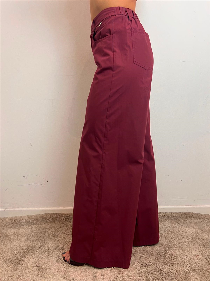 Pantalone Con Elastico Sul Retro In Popeline - Souvenir cod. M39F1623 main:sha1=6f65c1661d5a36b49a9973851897e6687e9dd310