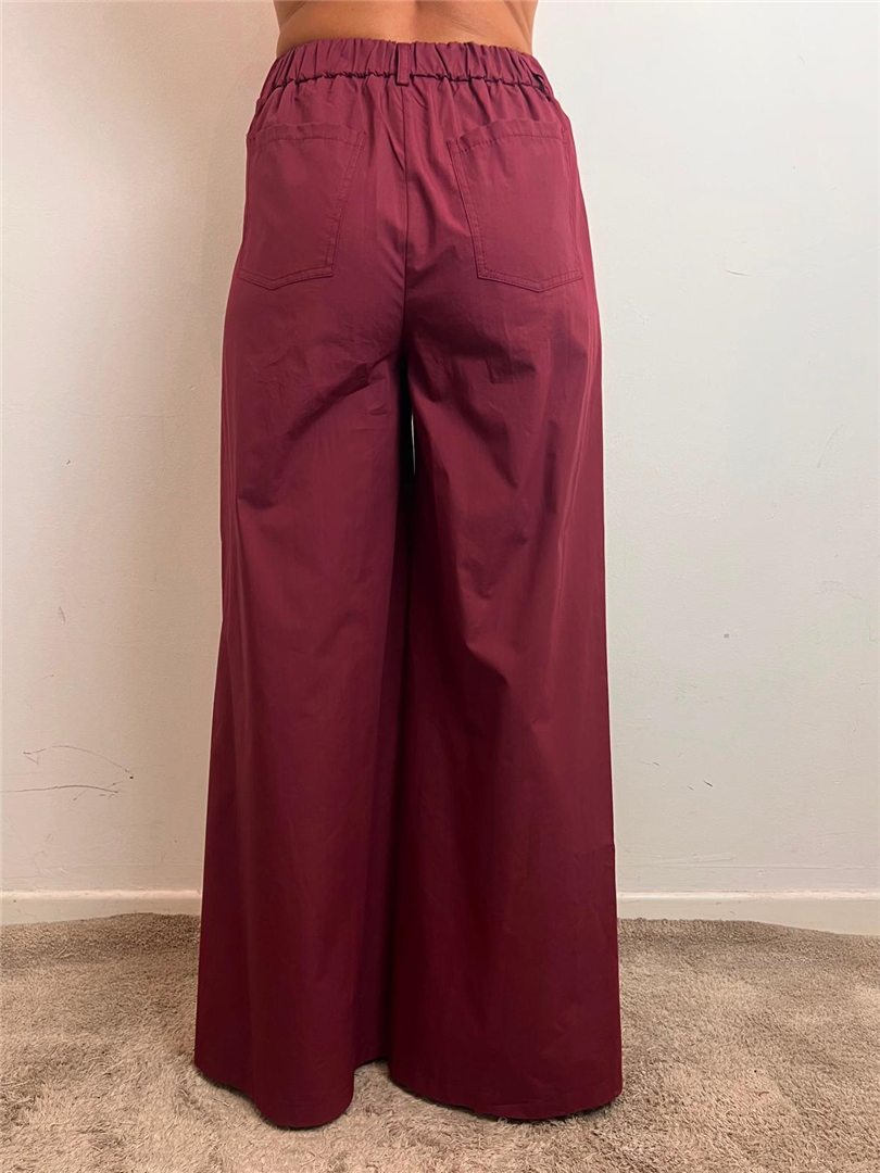 Pantalone Con Elastico Sul Retro In Popeline - Souvenir cod. M39F1623 main:sha1=89736e5b51402e469440f57b029dcc7a013bace5