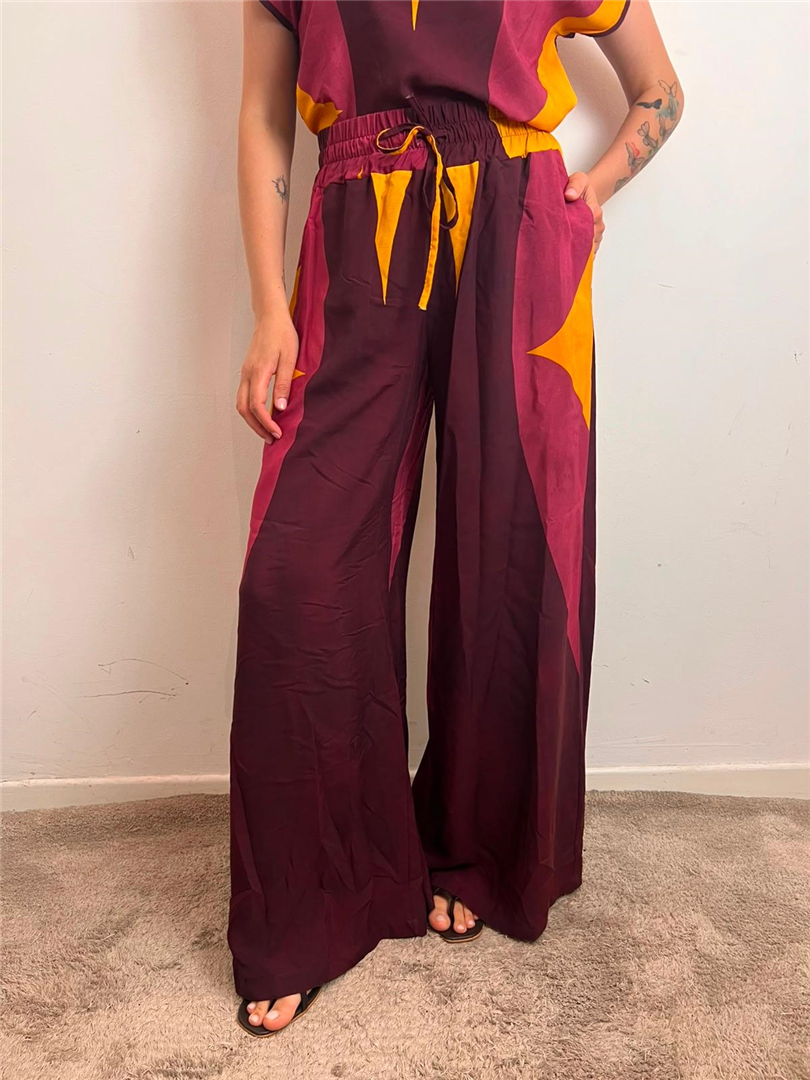 Pantalone Cinturino Alto Elasticato E Tasche Interne - Haveone cod. PMA_Q644 main:sha1=942841cd14751caf44639a569fa76180136e92c1