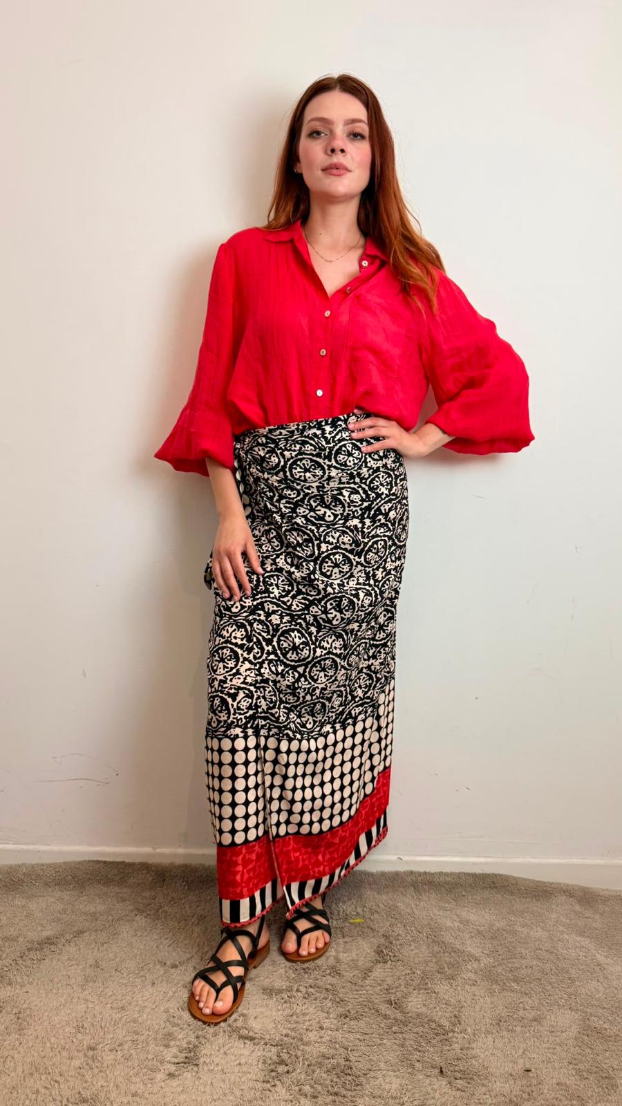 Twin Set Camicia E Gonna Pareo - Vicolo cod. TAB3013 main:sha1=b0ca53113696cf65ecd71f661a21dba247b7325a